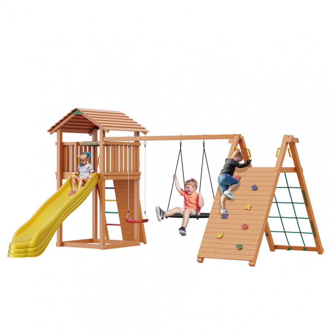 Детская деревянная площадка Jungle Cottage JC10